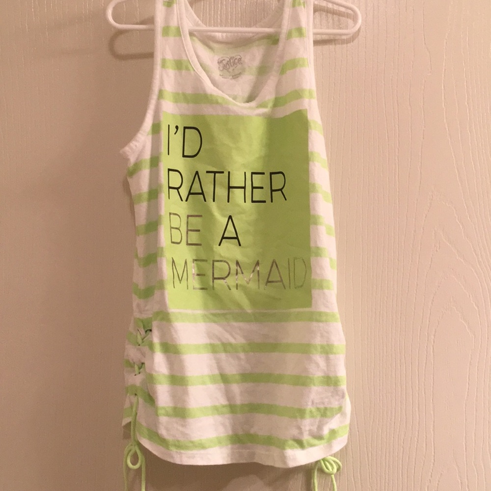 I’d rather be a mermaid summer tee shirt